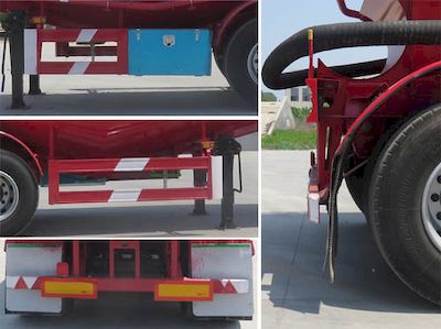 Jianyu brand automobile YFZ9400GFL45A Medium density powder material transportation semi-trailer