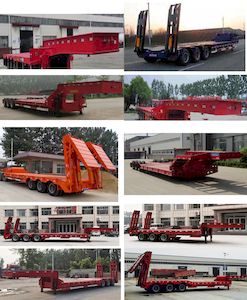 Yuchang  YCH9403TDP Low flatbed semi-trailer