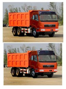 Jiefang Automobile CA3257P2K2T1A80 Flat head diesel dump truck