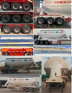 Guangya Tongda  JGY9401GFL30 Medium density powder material transportation semi-trailer