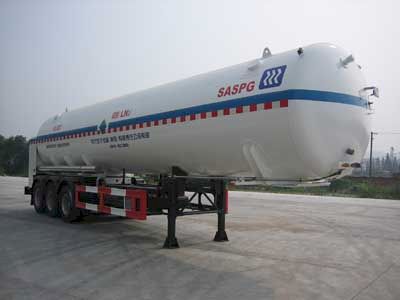 Chuan brand automobile KQF9406GDYFSD Low temperature liquid transport semi-trailer