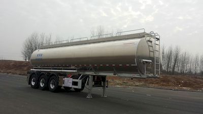 Yongqiang  YQ9401GYSCT1 Aluminum alloy liquid food transportation semi-trailer