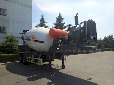 Juntong  JF9350GJB Concrete mixing and transportation semi-trailer