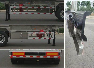 Lingyu  CLY9401GRYL Aluminum alloy flammable liquid tank transport semi-trailer