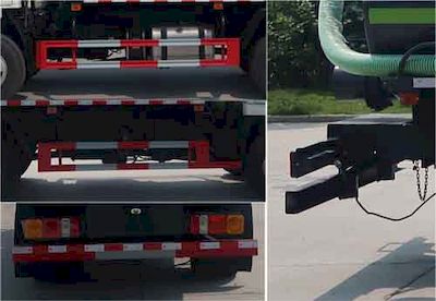 Huatong brand automobiles HCQ5081GXESH6 Septic suction truck