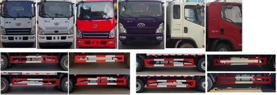 Huatong brand automobiles HCQ5120XRQCA6 Flammable gas box transport vehicle