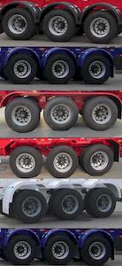 Zhongzhi Huaxing brand automobiles JLQ9404TJZ Container transport semi-trailer