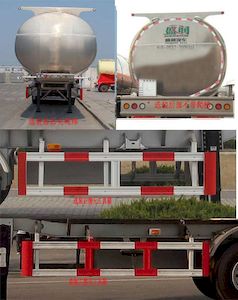 Shengrun  SKW9401GYSL Aluminum alloy liquid food transportation semi-trailer