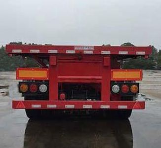 Huajun  ZCZ9401ZZXPHJF Flat dump semi-trailer