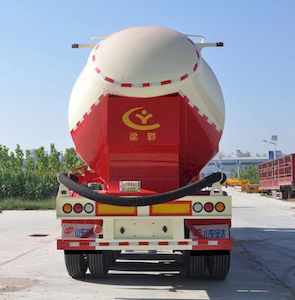 Liangyun brand automobile SLY9406GFL Medium density powder material transportation semi-trailer