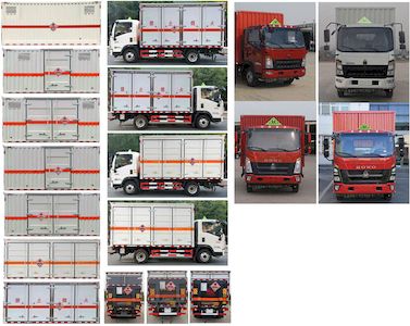 Dali  DLQ5041XRGZZ6 Flammable solid box transport vehicle