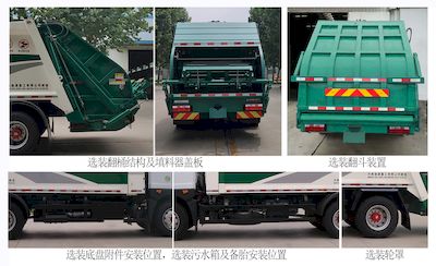 Senyuan  SMQ5180ZYSEQE6 Compressed garbage truck