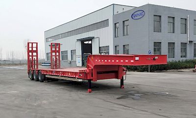 Chenlu  LJT9402TDPXZ Low flatbed semi-trailer