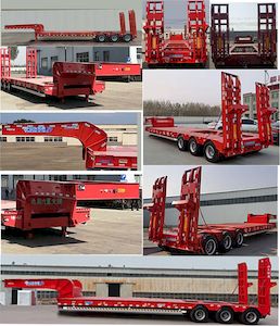 Chenlu  LJT9402TDPXZ Low flatbed semi-trailer