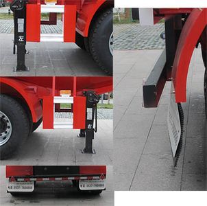 Shengrun  SKW9350GXH Lower ash semi-trailer