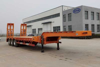 Jinyue LYD9372TDPLow flatbed semi-trailer