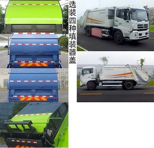 Zhonglian Automobile ZLJ5160ZYSEQE5NG Compressed garbage truck