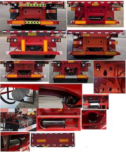 Guoshi Huabang brand automobiles XHB9401ZZX tipping chassis 