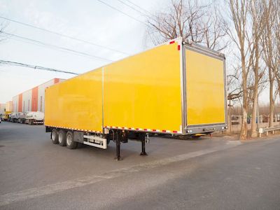 Zhongyan Automobile BSZ9400XYK Wing opening box semi-trailer