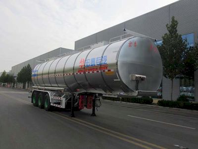 Zhengkang Hongtai brand automobiles HHT9405GYS Aluminum alloy liquid food transportation semi-trailer