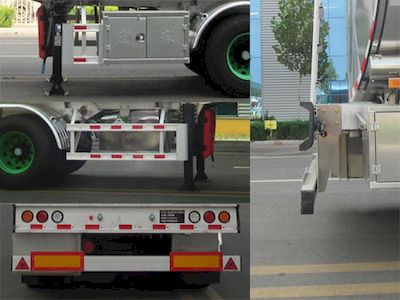 Zhengkang Hongtai brand automobiles HHT9405GYS Aluminum alloy liquid food transportation semi-trailer