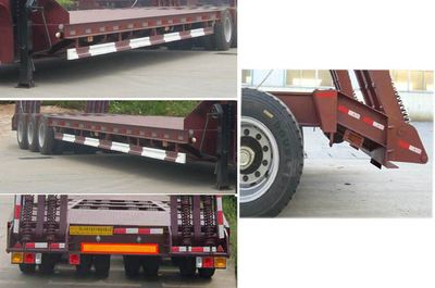 Taicheng  LHT9405TDP Low flatbed semi-trailer