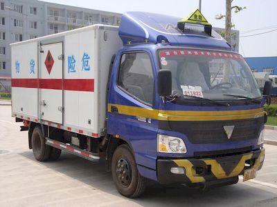 Foton  BJ5069XRQFA Flammable gas box transport vehicle