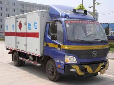 Foton  BJ5069XRQFA Flammable gas box transport vehicle