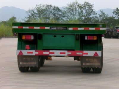 Nanming  LSY9293TJZP Flat container transport semi-trailer