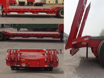 Huasheng Shunxiang  LHS9350TDP Low flatbed semi-trailer