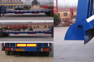 Aotong  LAT9402TDP Low flatbed semi-trailer