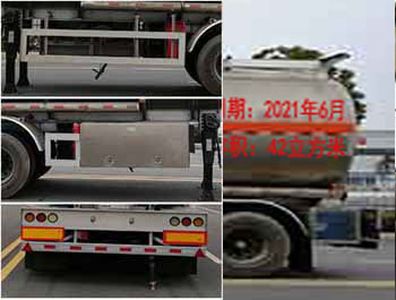 Chufei  CLQ9401GYYBA Aluminum alloy oil transport semi-trailer