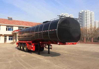 Huachang brand automobiles QDJ9403GPG Ordinary liquid transport semi-trailer