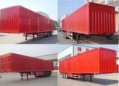 Huayunda brand automobiles FL9400XXY Box transport semi-trailer