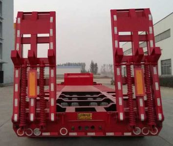 Zhongyuntong brand automobiles JZJ9400TDPXZ Low flatbed semi-trailer