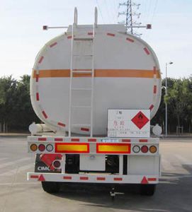 CIMC ZJV9350GRYSZ Flammable liquid tank transport semi-trailer