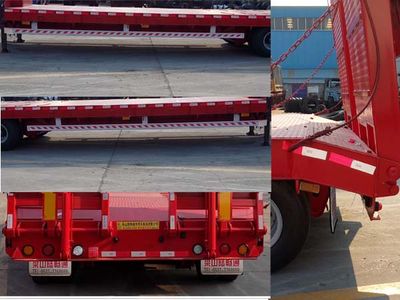 Liangshan Lu Tongtong  ZRM9380TDP Low flatbed semi-trailer