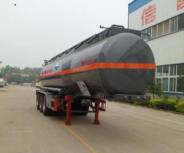 Zhongqi Liwei brand automobiles HLW9401GFW Tank transport semi-trailer for corrosive substances