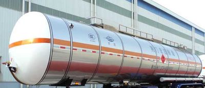 Hongtu  HT9401GRY Flammable liquid tank transport semi-trailer