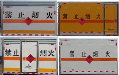 Jiangte brand automobiles JDF5042XRYE6 Flammable liquid box transport vehicle