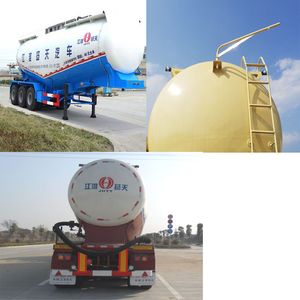 Jianghuai Yangtian  CXQ9400GFLK Medium density powder material transportation semi-trailer