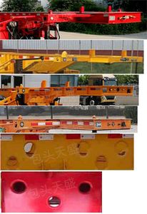 Mengtiansheng  MTS9400TJZ3 Container transport semi-trailer