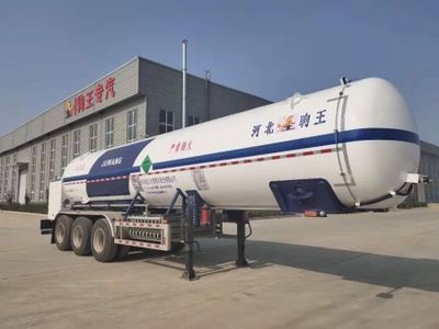 Juwang  ZJW9403GDY Low temperature liquid transport semi-trailer