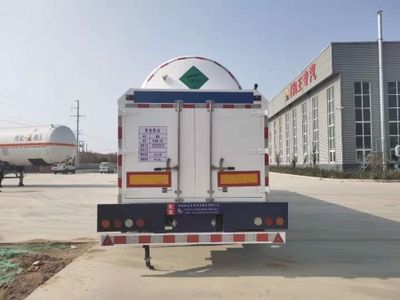 Juwang  ZJW9403GDY Low temperature liquid transport semi-trailer