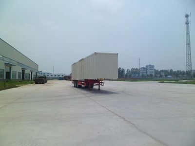 Hualu Yexing brand automobiles HYX9400XXY Box transport semi-trailer