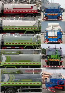 Jiangte brand automobiles JDF5180GPSDFV6 watering lorry 