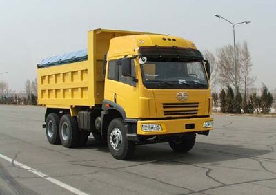 Jiefang Automobile CA3252P2K2T1B Flat head diesel dump truck