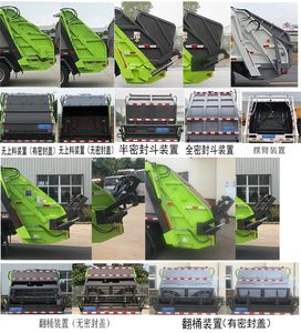 Zongang  CLT5070ZYSBJ6 Compressed garbage truck