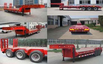 Kuangshan  JKQ9400TDP Low flatbed semi-trailer