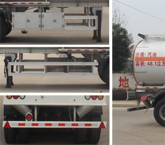 Runzhixing  SCS9402GYY Aluminum alloy oil transport semi-trailer